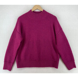 UNIVERSAL THREAD Sweater M Jumper Funnel Neck Long Sleeve Pullover Purple